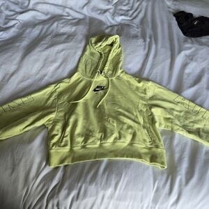 Nike Women's Lime Green Hoodie